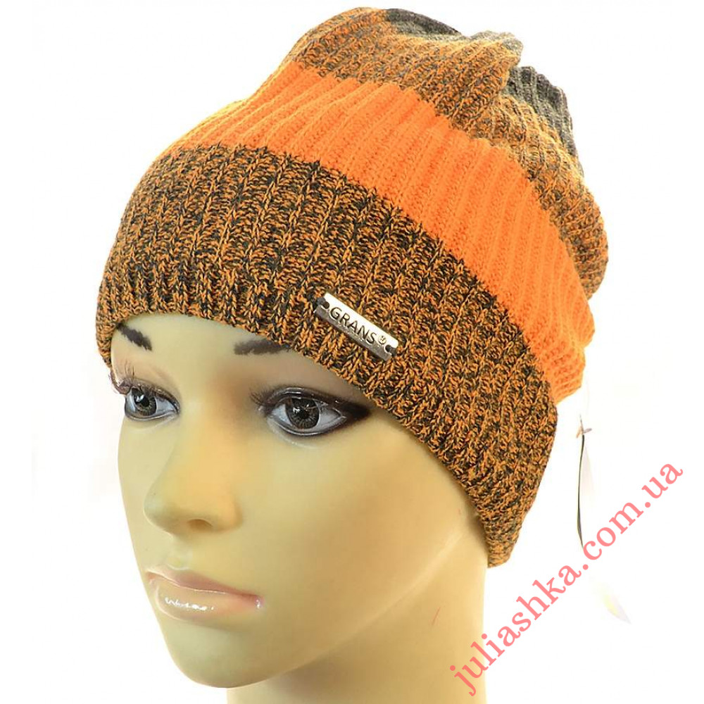 K480-D GRANS(52-54р.детская вязаная шапка)