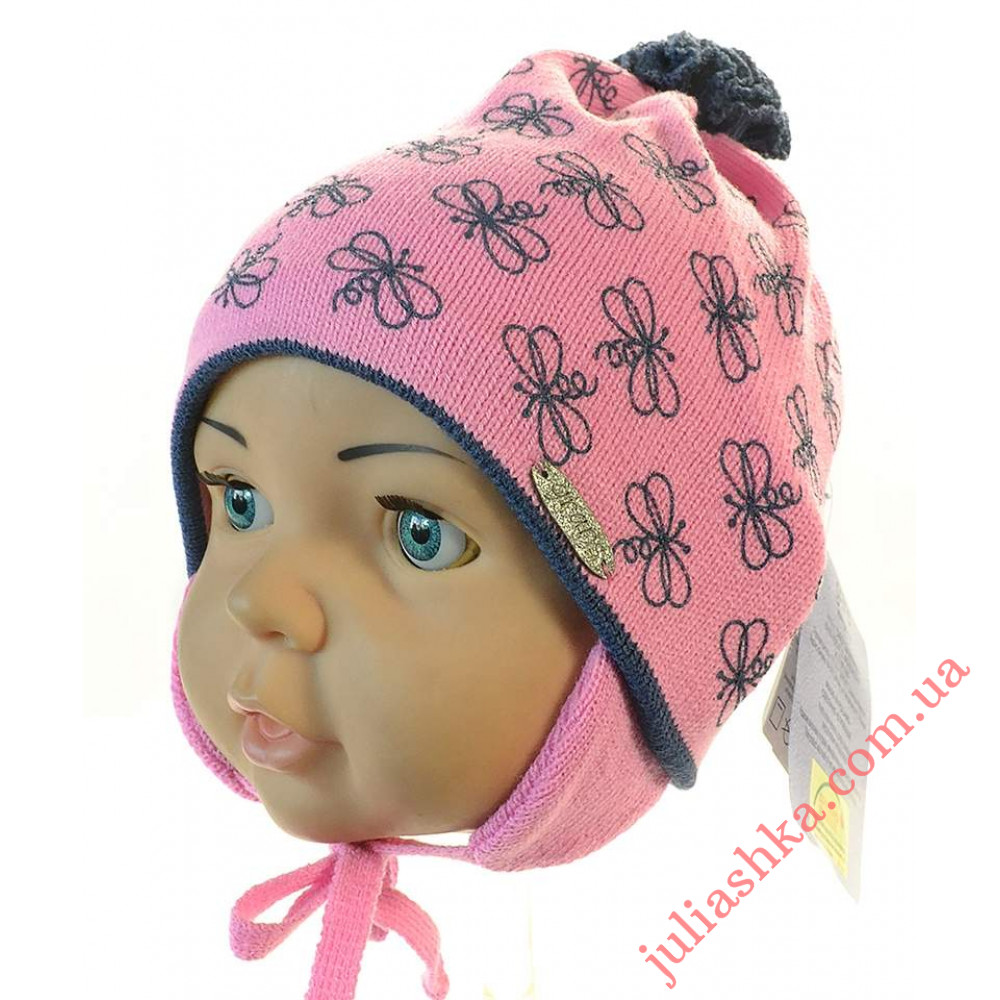 Ku326-D GRANS(44-46р.детская вязаная шапка)