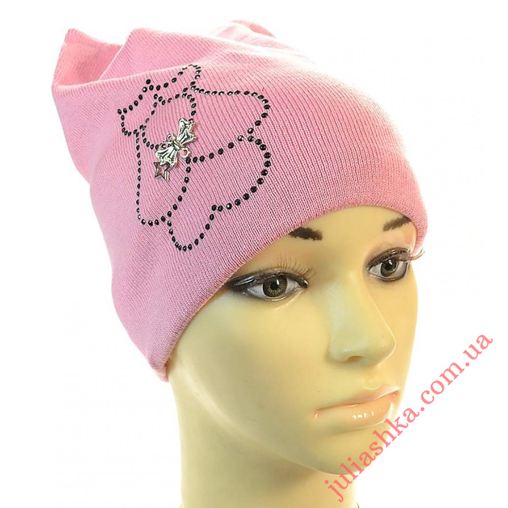 1499 AGBO(50-52р.детская вязаная шапка)