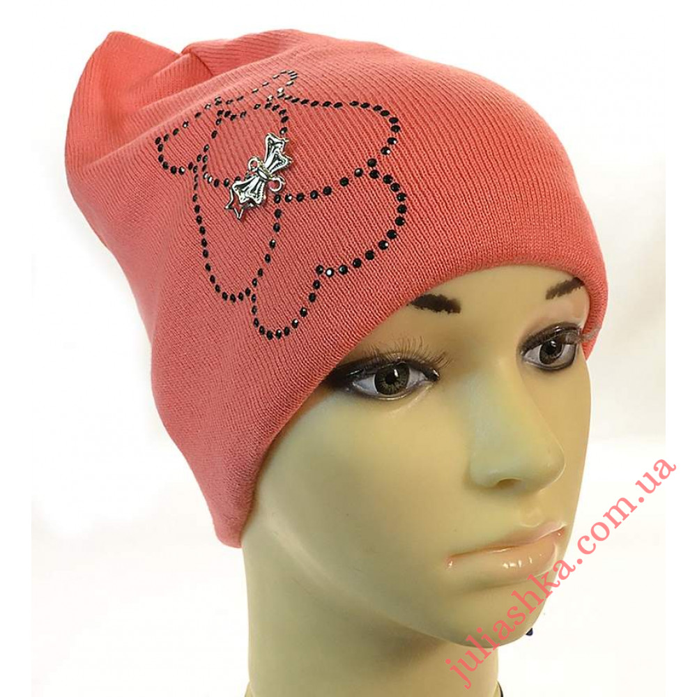 1499 AGBO(50-52р.детская вязаная шапка)