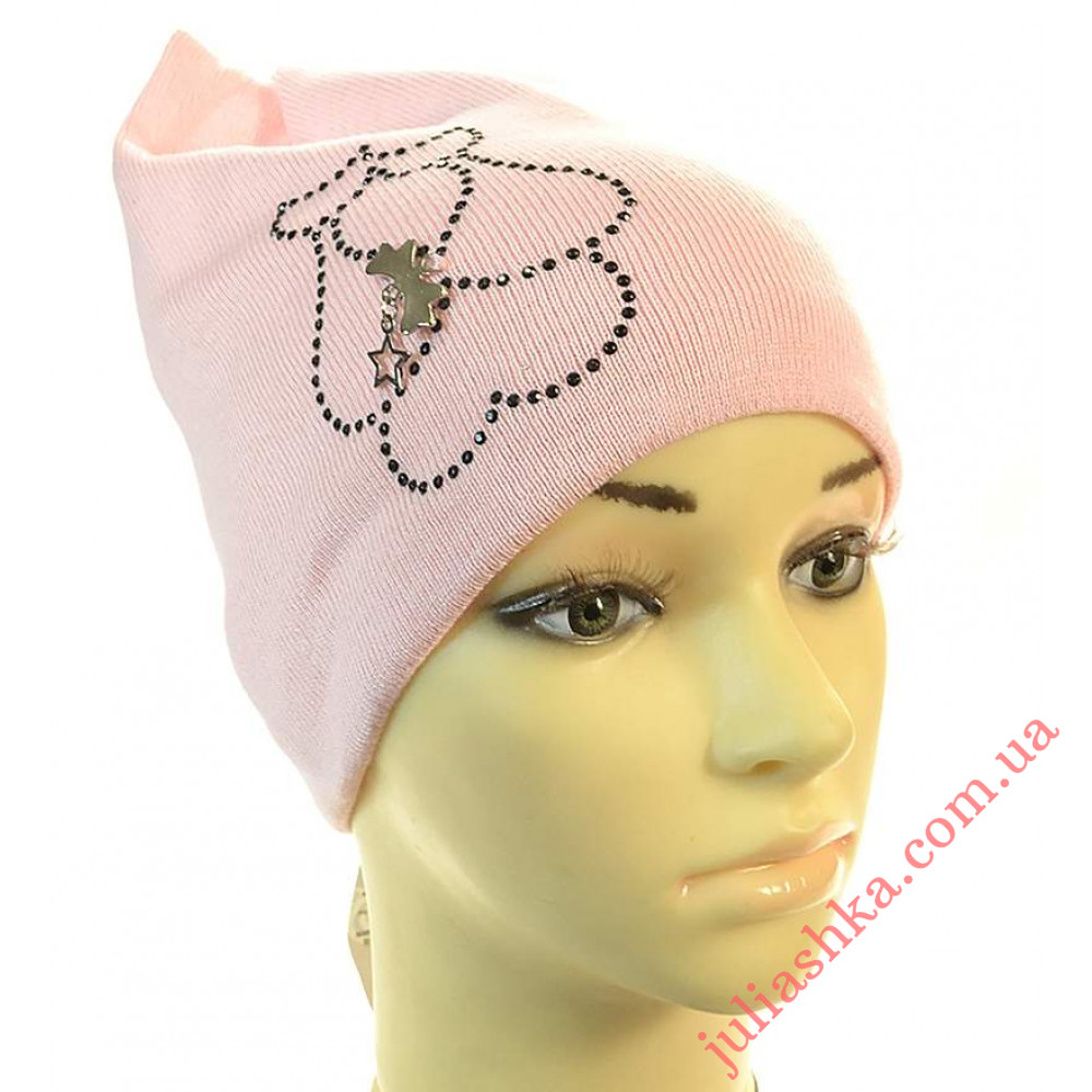 1499 AGBO(50-52р.детская вязаная шапка)