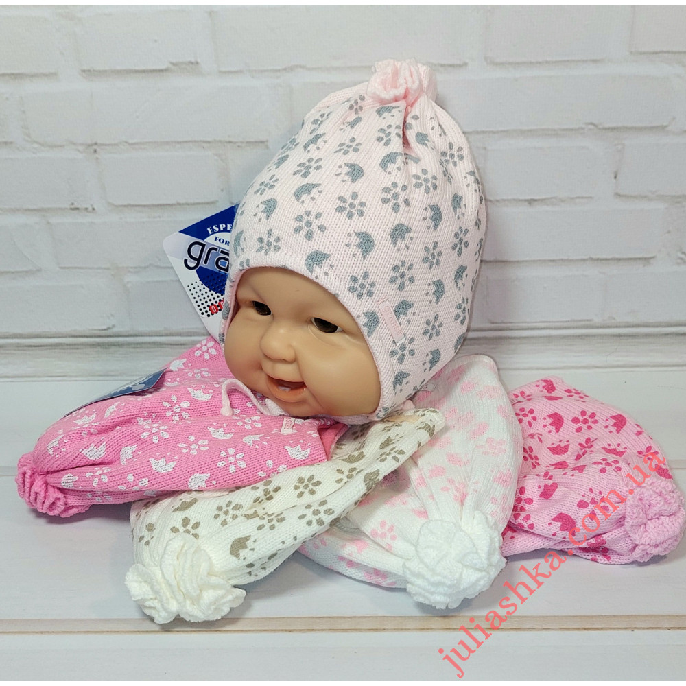 №127-D GRANS(36-38р.детская вязаная шапка)