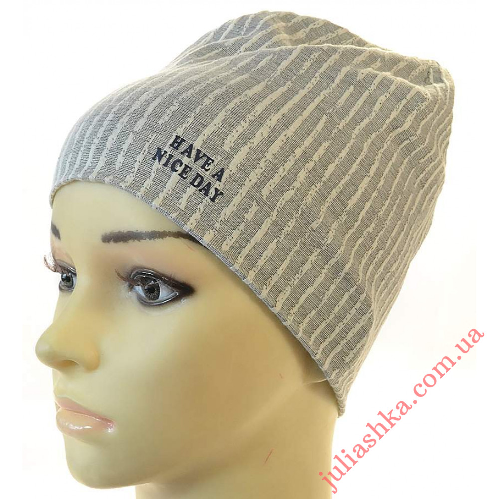 Босс ELF-KIDS(48-52р.трикотажна шапка 2 в 1)