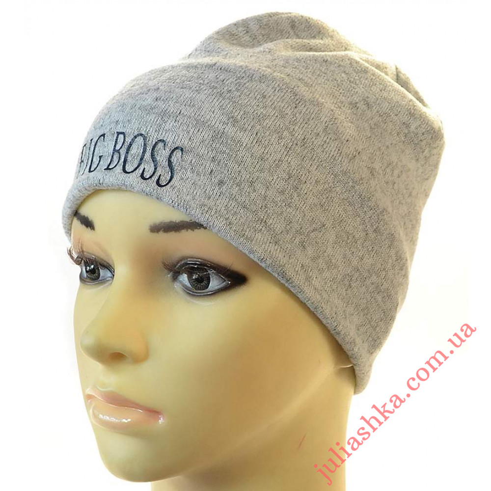 Гжегош ELF-KIDS(48-52р.трикотажная шапка 2в 1)