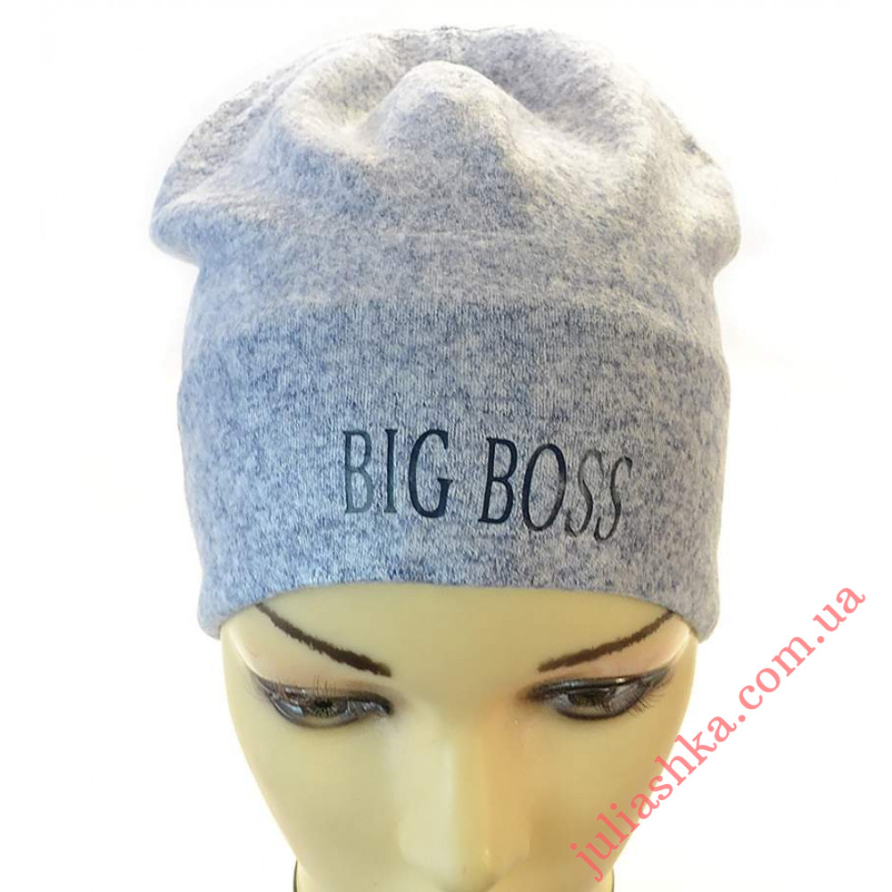 Гжегош ELF-KIDS(48-52р.трикотажна шапка 2в 1)