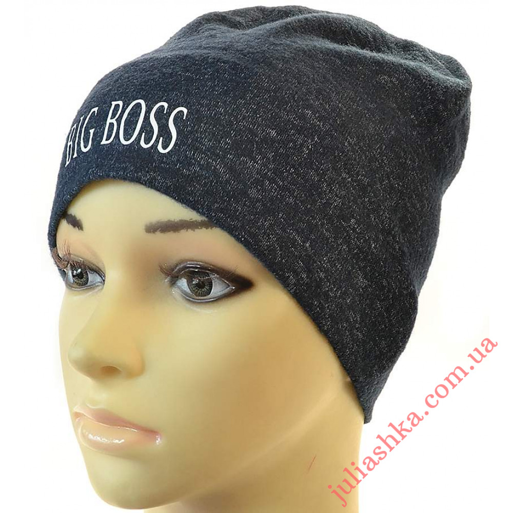 Гжегош ELF-KIDS(48-52р.трикотажна шапка 2в 1)