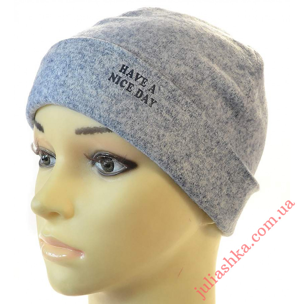 Гжегош ELF-KIDS(48-52р.трикотажная шапка 2в 1)