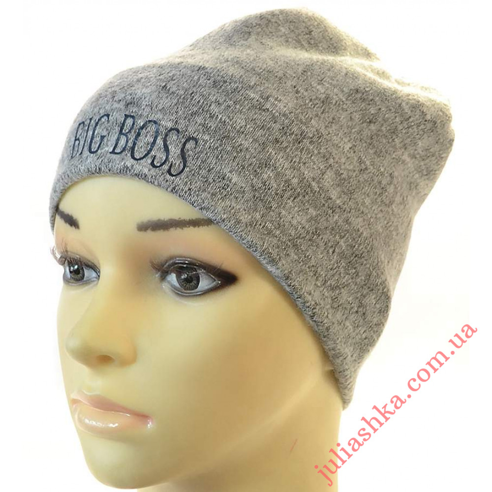 Гжегош ELF-KIDS(48-52р.трикотажная шапка 2в 1)