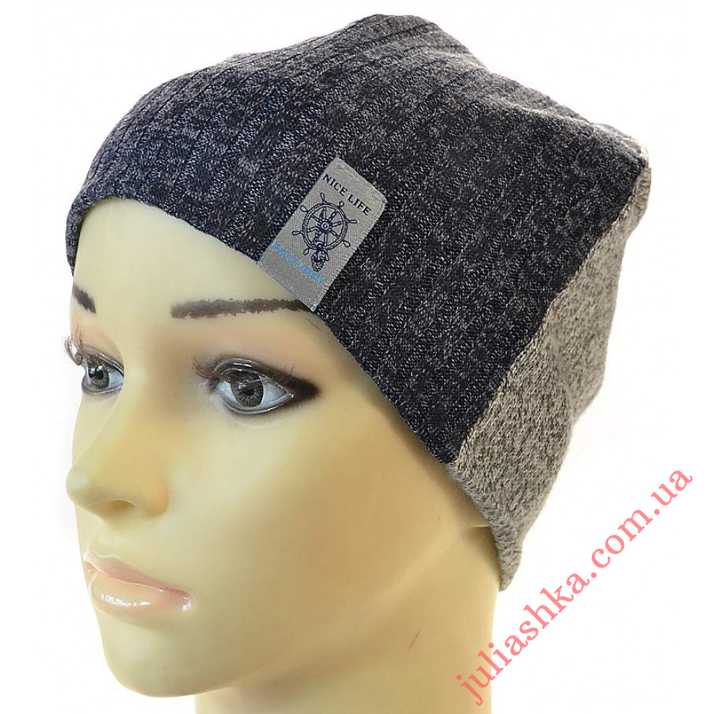 Фридерик ELF-KIDS(48-54р.трикотажная шапка 2в 1)