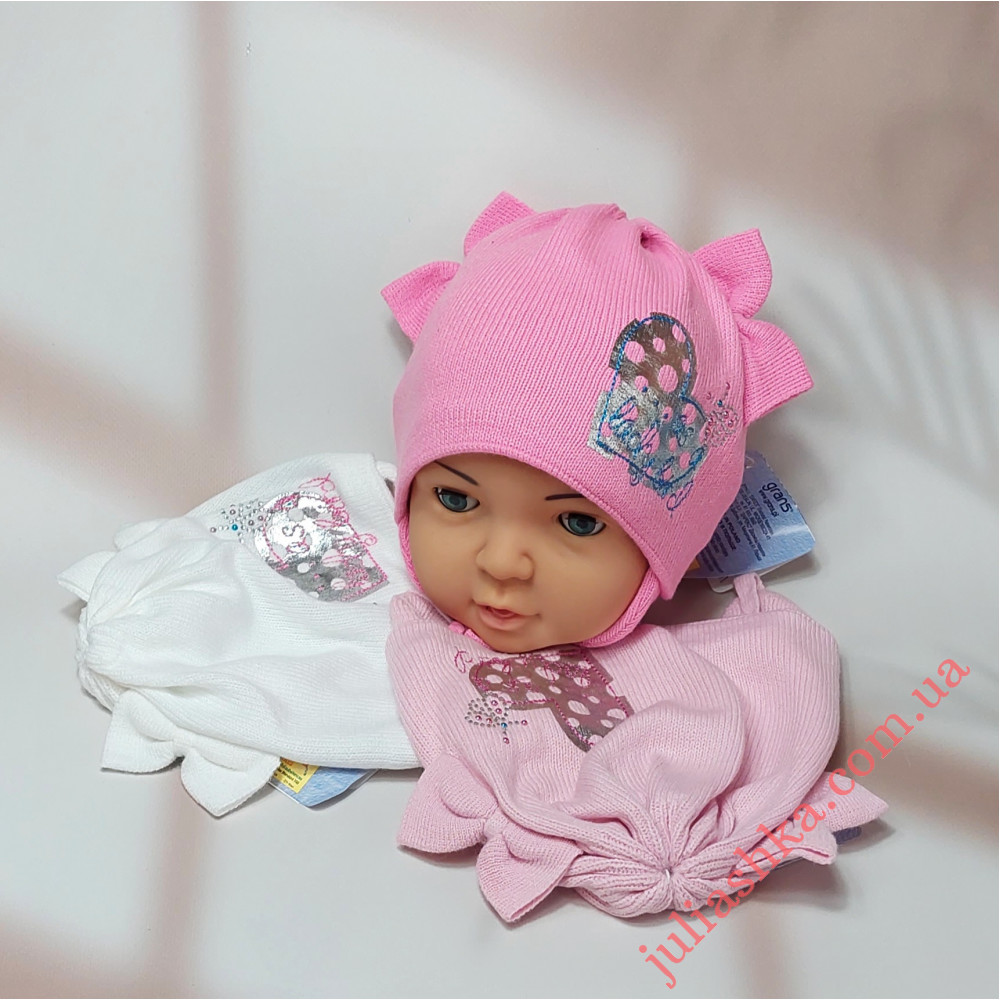 Ku327-D GRANS(44-46р.дитяча в’язана шапка)