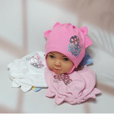 Ku327-D GRANS(44-46р.дитяча в’язана шапка)