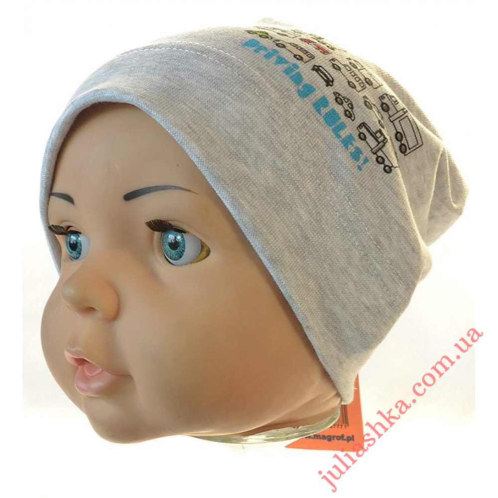 4076 MAGROF (42-48р.трикотажная шапка)