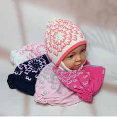 Ku334-D GRANS(46-48р.дитяча в’язана шапка)