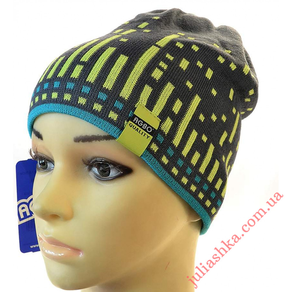 1593 AGBO(46-48р.дитяча в’язана шапка)