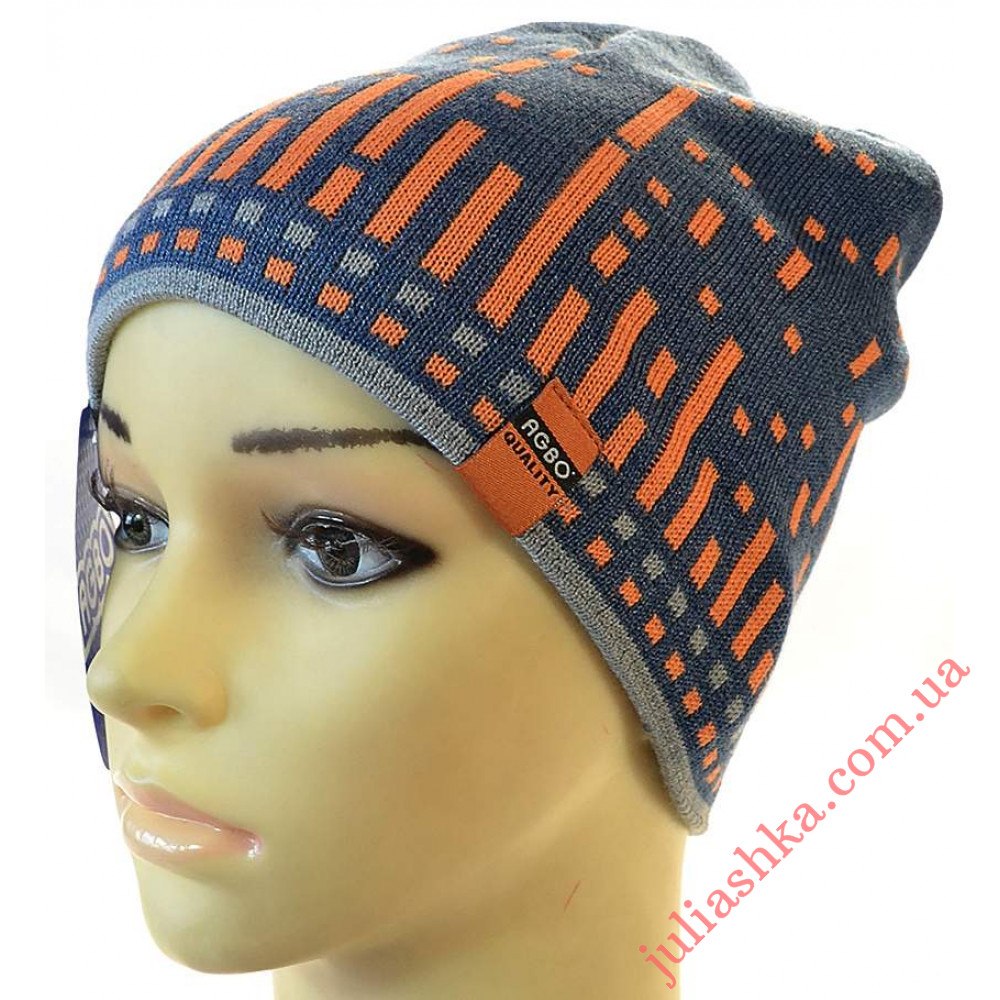 1593 AGBO(46-48р.дитяча в’язана шапка)