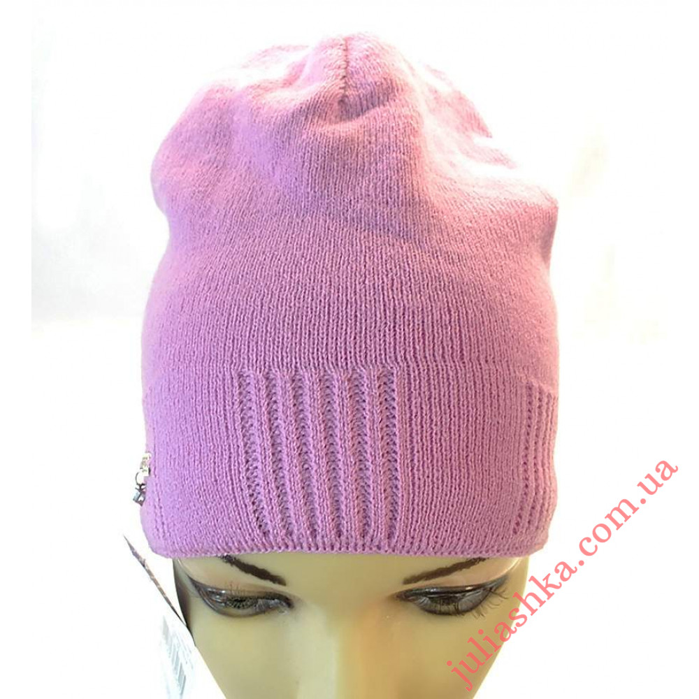 1610 AGBO(48-50р.детская вязаная шапка)