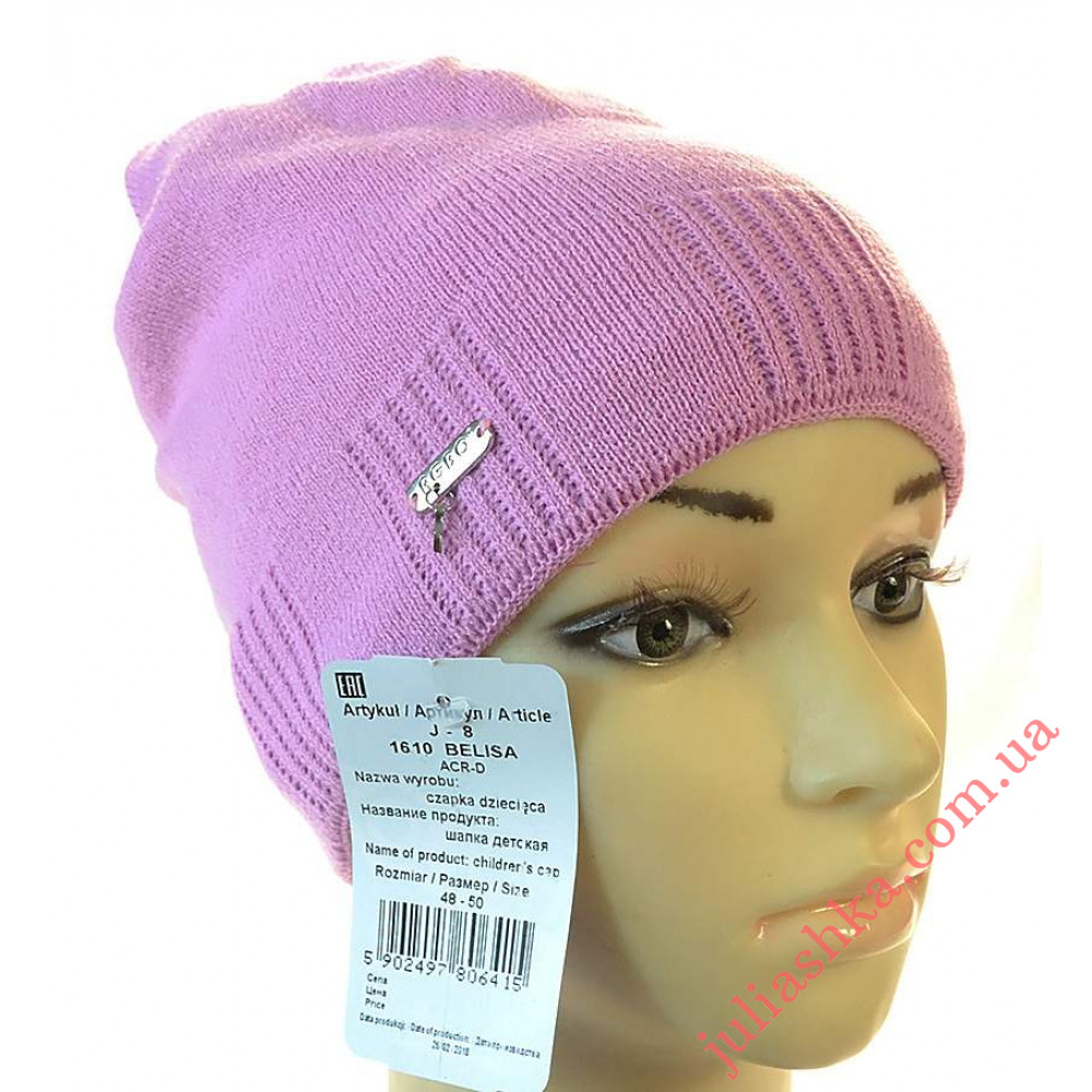 1610 AGBO(48-50р.дитяча в’язана шапка)