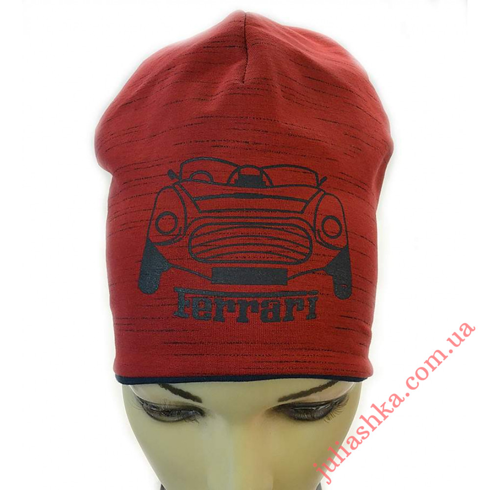 Феррарі ELF-KIDS(48-52р.трикотажна шапка)