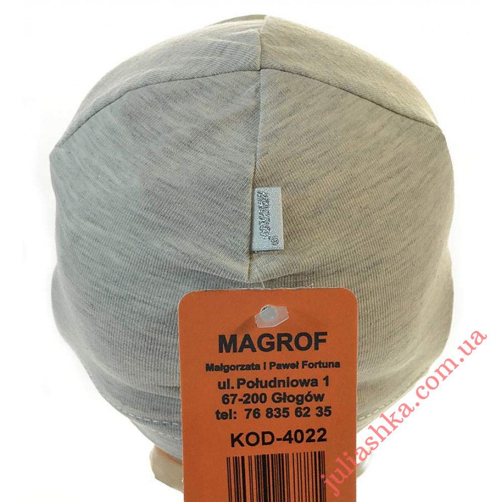 4022 MAGROF (36-42р.трикотажная шапка)