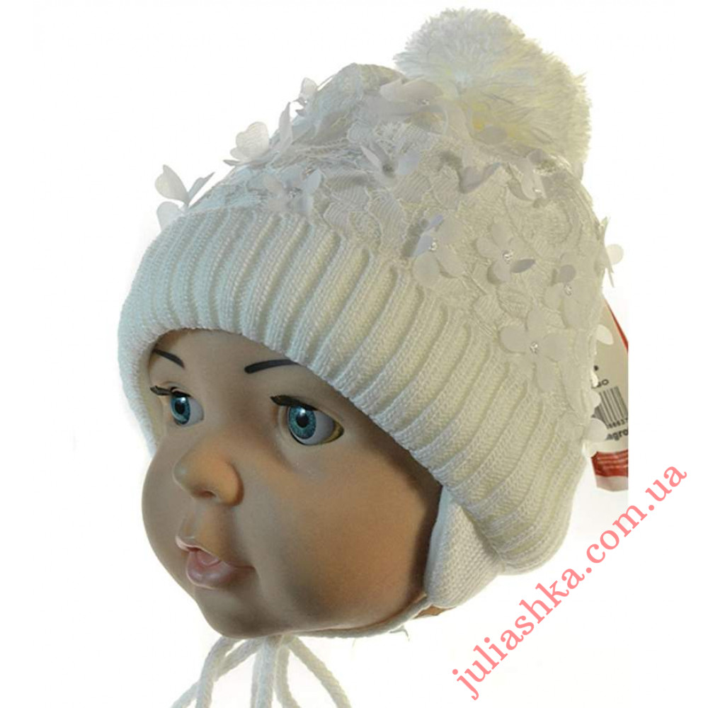 K-3489 MAGROF(38-42р.зимняя вязаная шапка)