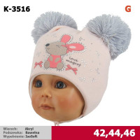 K-3516 MAGROF(42-46р.зимняя вязаная шапочка) K-3516 MAGROF(42-46р.зимняя вязаная шапочка)