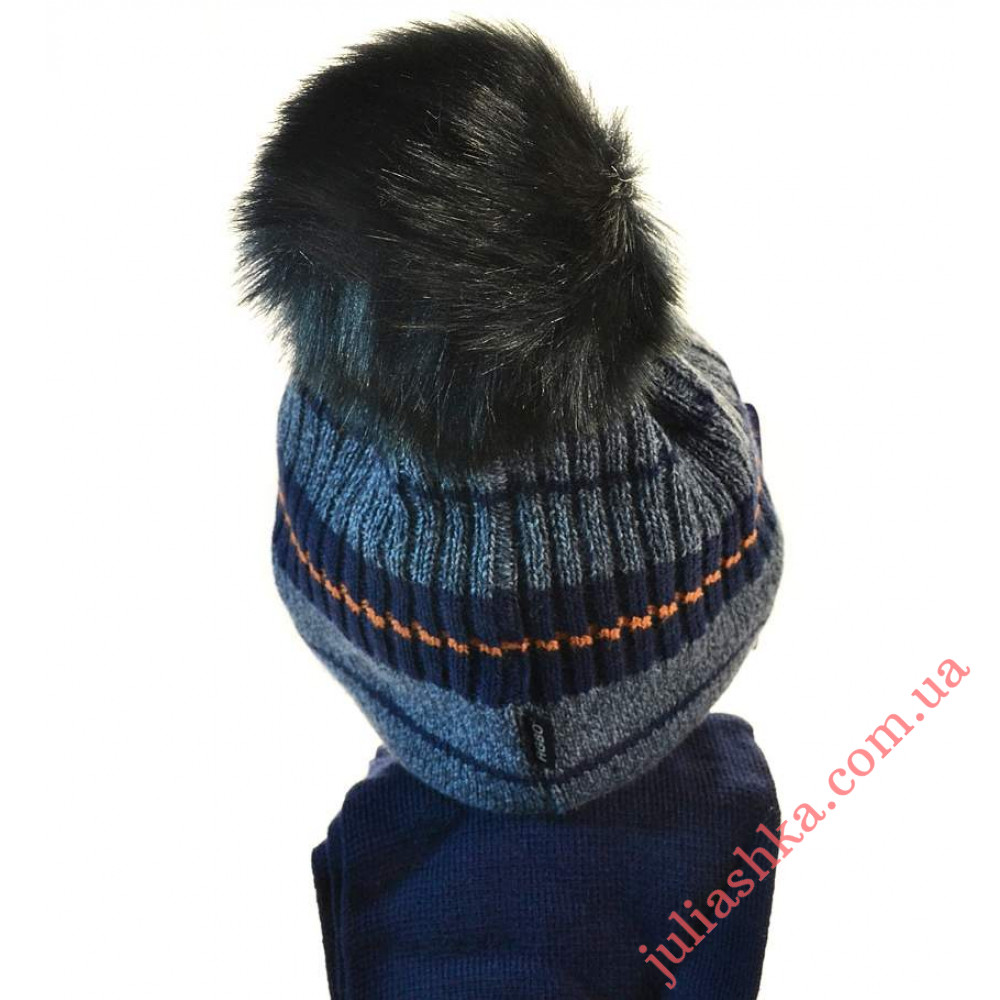 1650 AGBO(46-48р.зимний вязаный комплект)