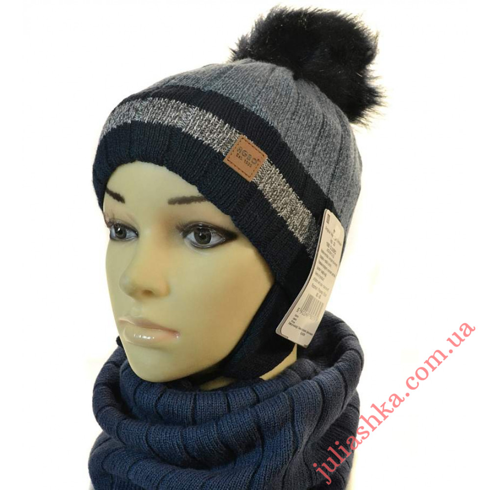 1588 AGBO(48-50р.зимовий в’язаний комплект)