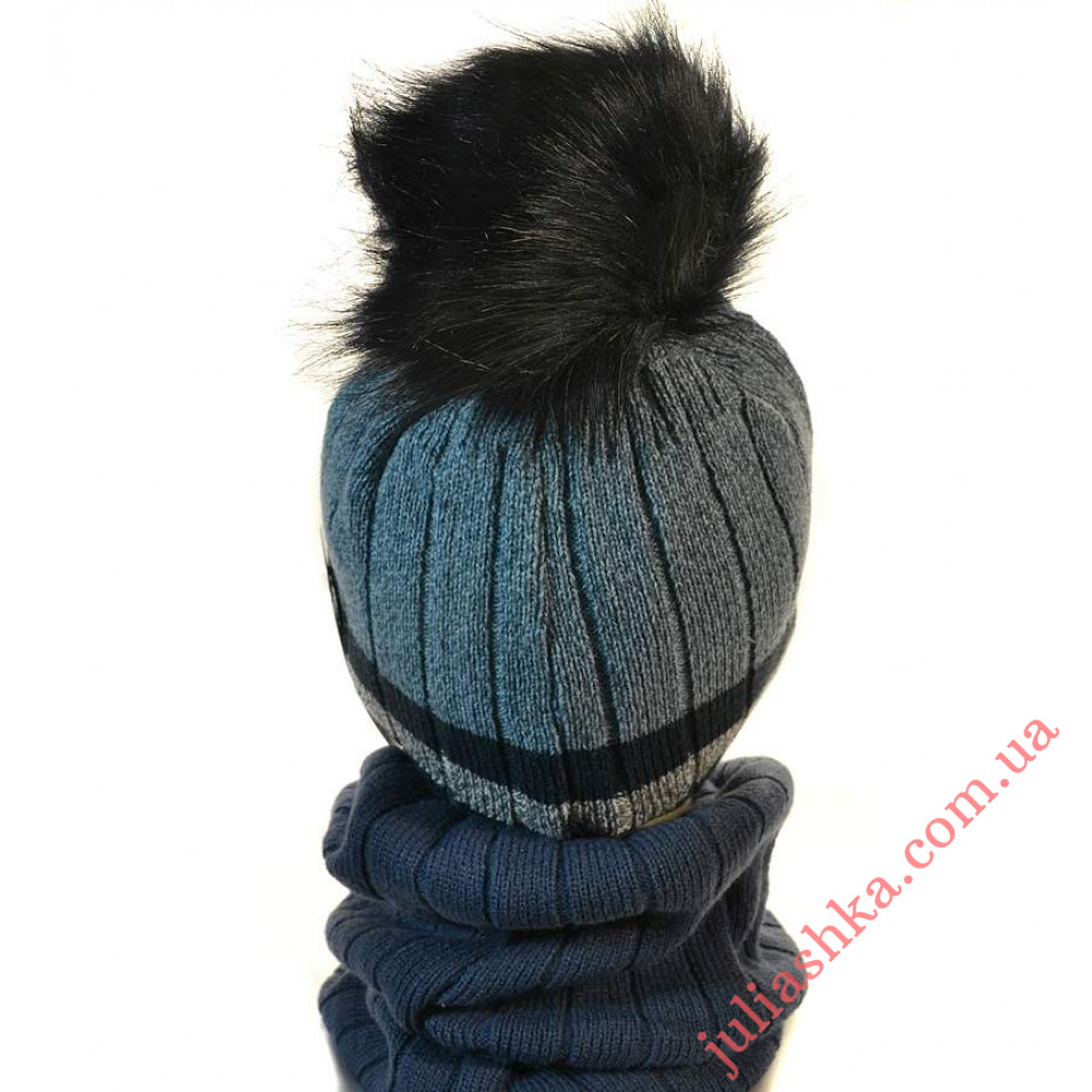 1588 AGBO(48-50р.зимовий в’язаний комплект)