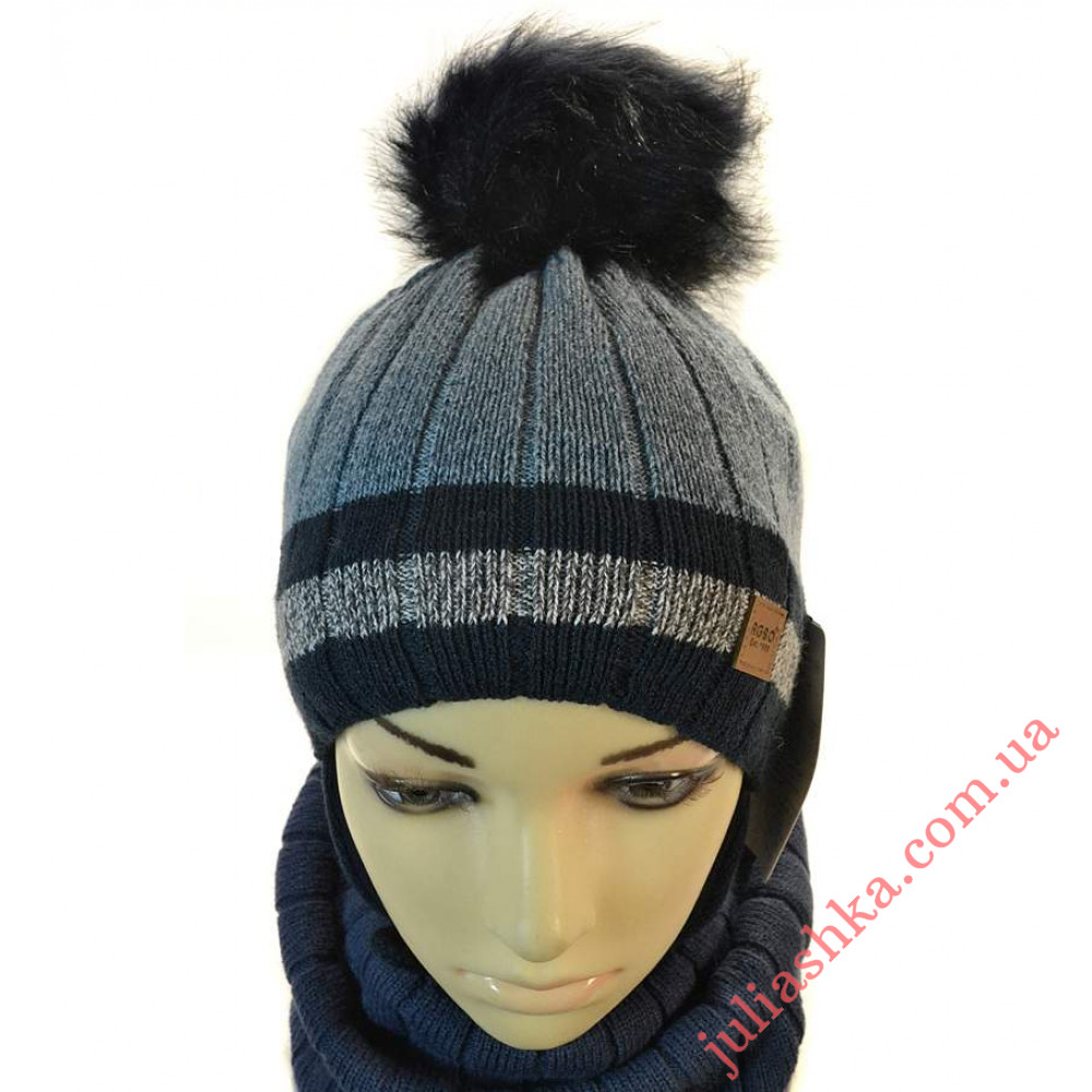 1588 AGBO(48-50р.зимовий в’язаний комплект)