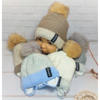 K-3506м. MAGROF(40-44р.зимова в'язана шапочка) K-3506м. MAGROF(40-44р.зимова в'язана шапочка)