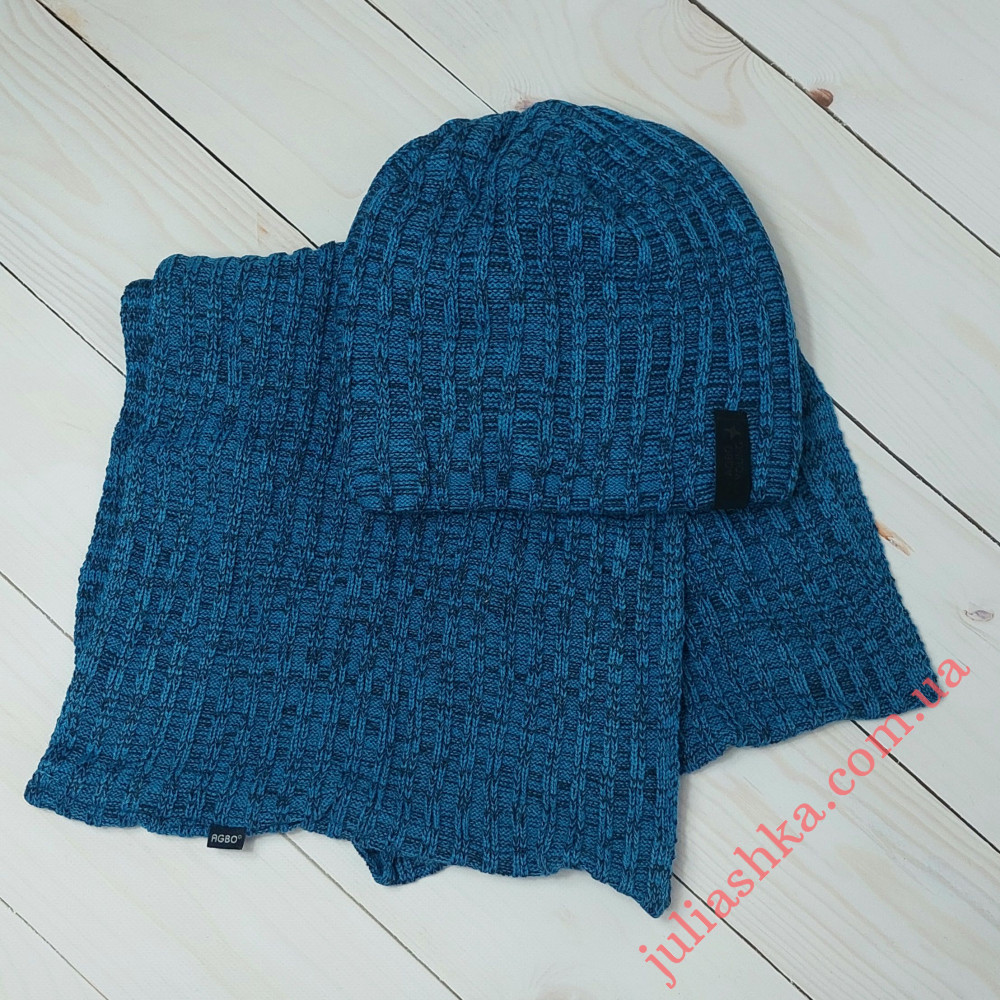 1653 AGBO(50-52р.зимний вязаный комплект)