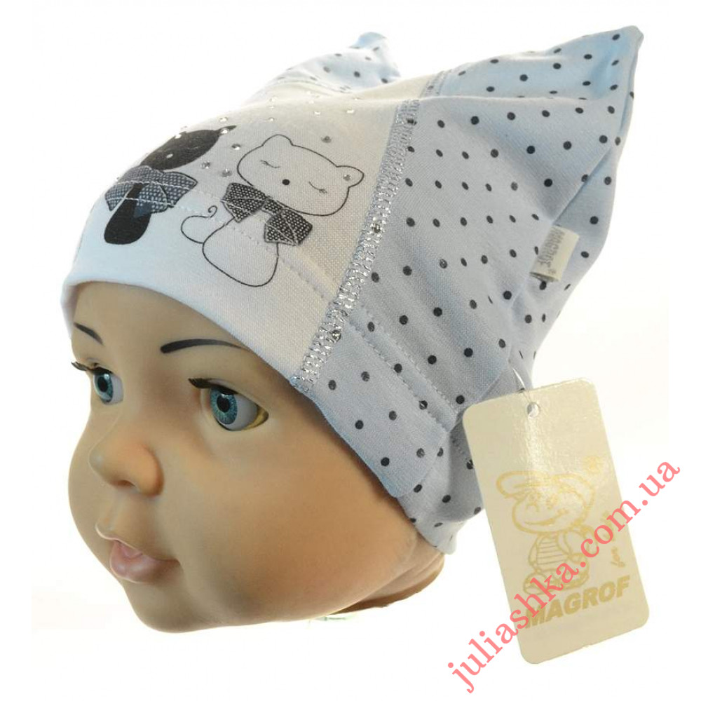 4119 MAGROF (44-48р.трикотажная шапка)