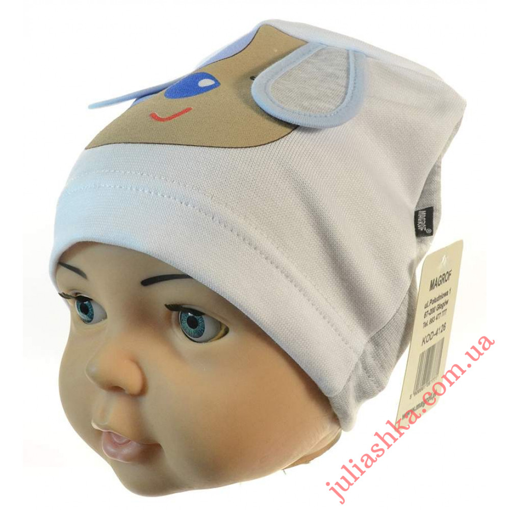 4126 MAGROF (44-48р.трикотажная шапка)