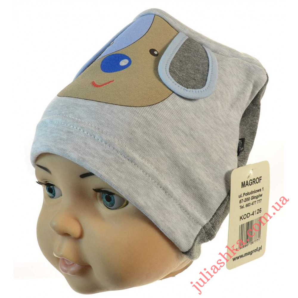 4126 MAGROF (44-48р.трикотажная шапка)