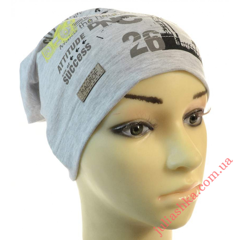 4176 MAGROF (48-52р.трикотажная шапка)