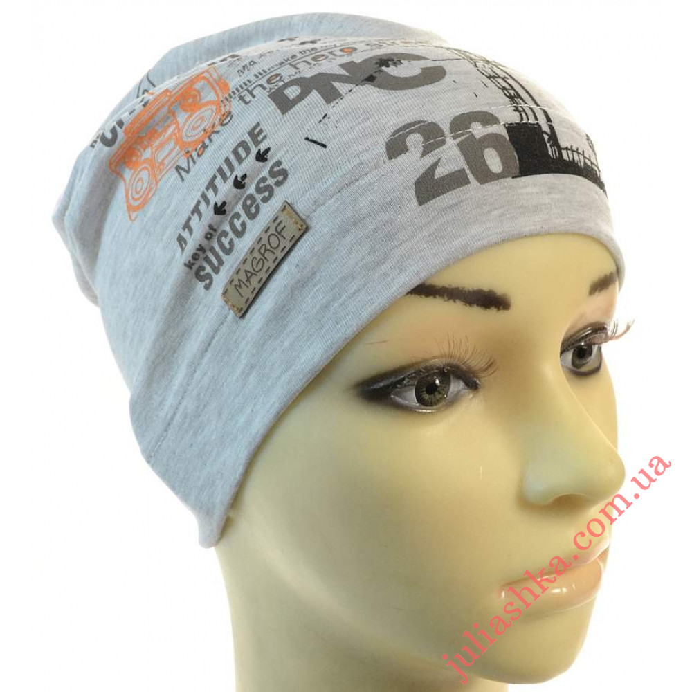 4176 MAGROF (48-52р.трикотажна шапка)