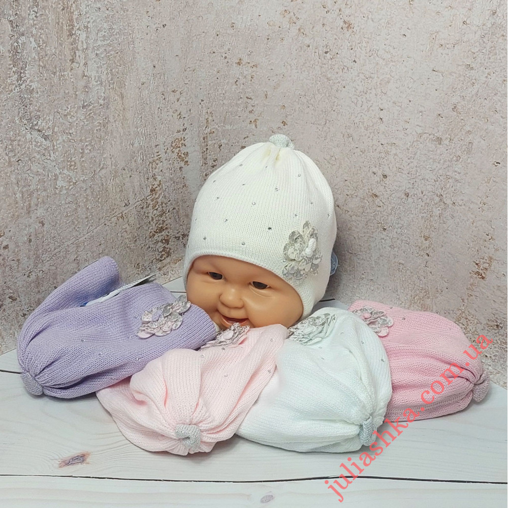 №141-D GRANS(36-38р.детская вязаная шапочка)