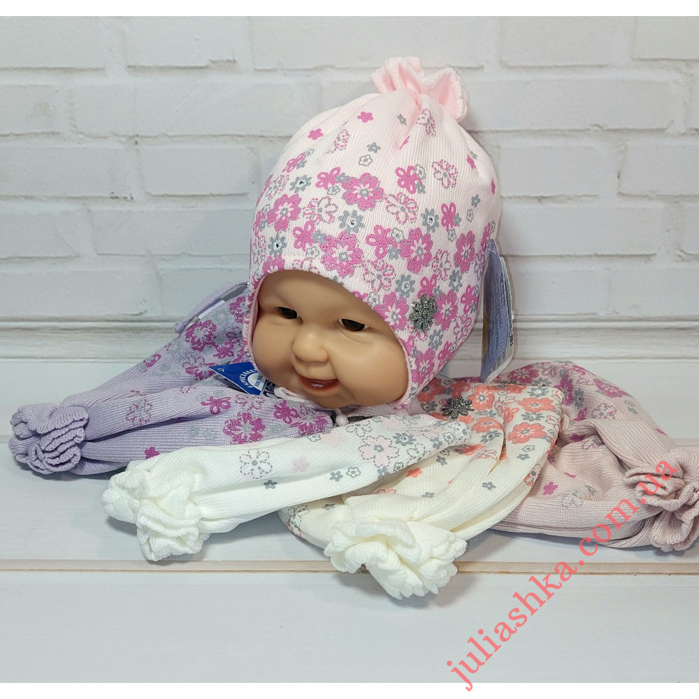 №145-D GRANS(38-40р.детская вязаная шапочка)