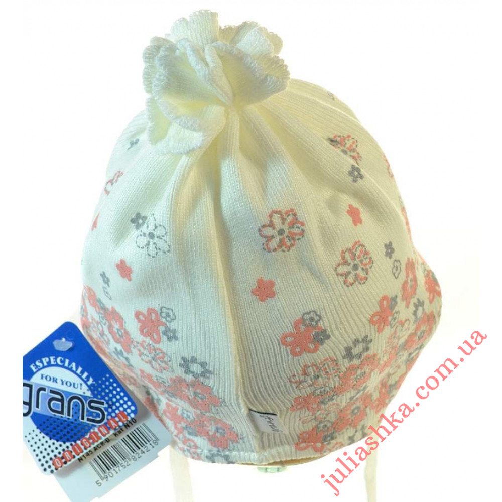 №145-D GRANS(38-40р.детская вязаная шапочка)