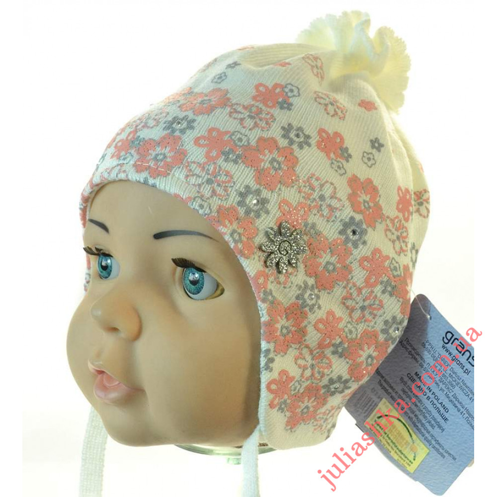 №145-D GRANS(38-40р.дитяча в’язана шапочка)