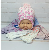 №145-D GRANS(38-40р.детская вязаная шапочка)