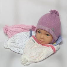 Ku383-D GRANS(44-46р.дитяча в’язана шапка)