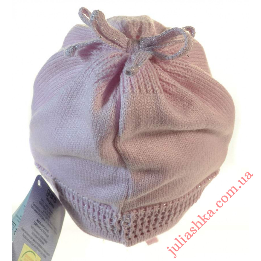 Ku385-D GRANS(44-46р.детская вязаная шапка)