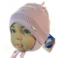 Ku385-D GRANS(44-46р.дитяча в’язана шапка) Ku385-D GRANS(44-46р.дитяча в’язана шапка)