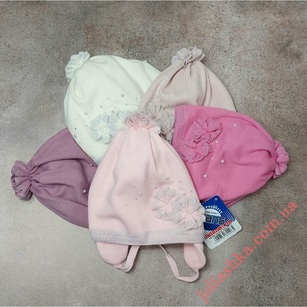 Ku391-D GRANS(48-50р.дитяча в’язана шапка)