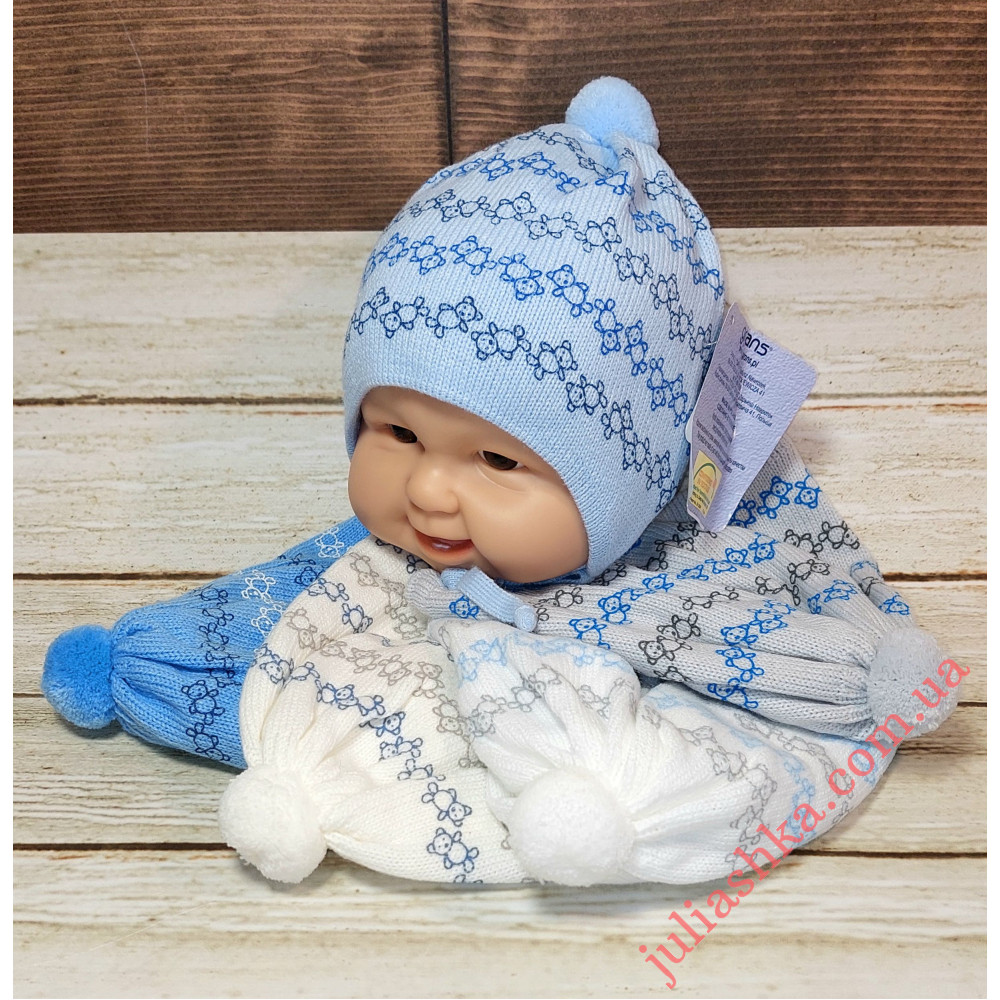 №151-D GRANS(38-40р.детская вязаная шапочка)