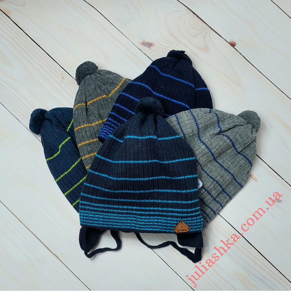 Ku416-D GRANS(50-52р.дитяча в’язана шапка)