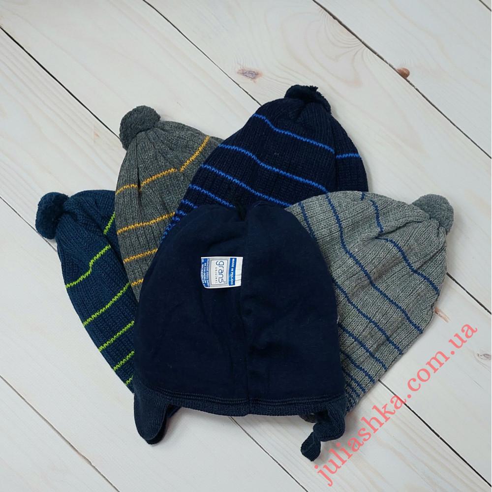 Ku416-D GRANS(50-52р.дитяча в’язана шапка)