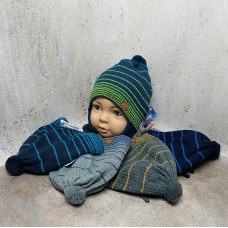 Ku416-D GRANS(50-52р.дитяча в’язана шапка)