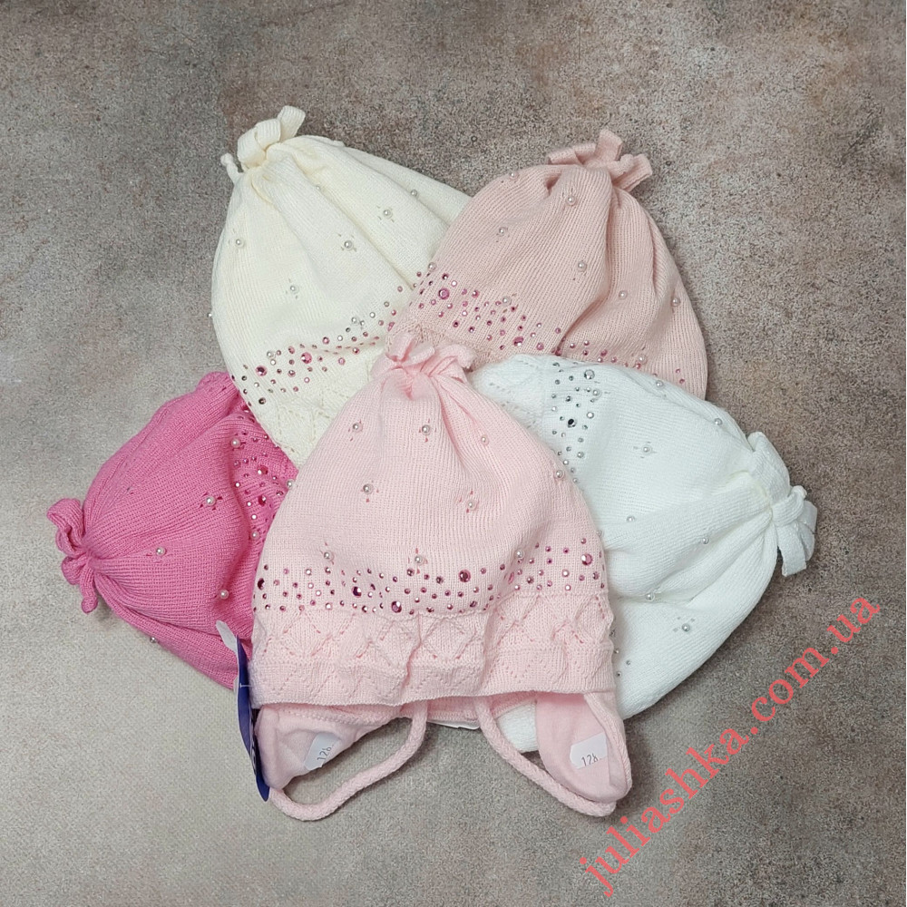 2129 AGBO(44-46р.детская вязаная шапка)